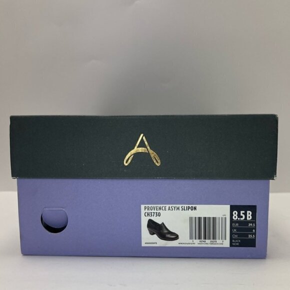 Aravon, Ladies Provence Asym Slip-On Shoes - Black. Size: 8.5 (US). NIB - Picture 15 of 16